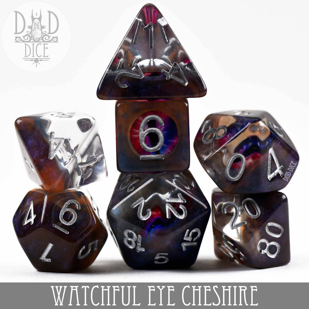 RPG Dice Set - Watchful Eye (Cheshire)