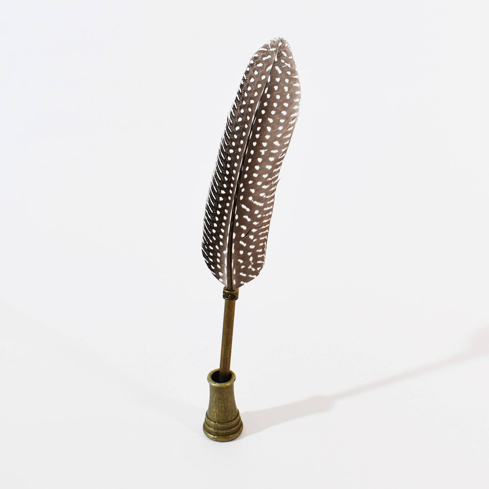 Quill Ballpoint Pen & Stand Set - Time Concept Blue