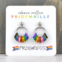 Pridemaille Tiny Hoop Earring - LGBTQ Progress