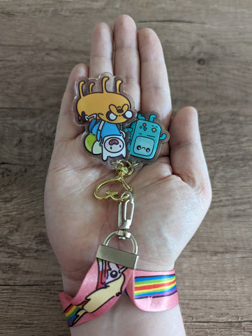 Adventure Time - Wristlet Lanyard Keychain Charms