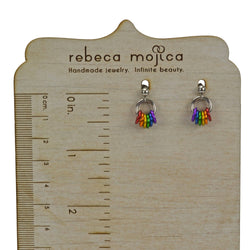 Pridemaille Tiny Hoop Earring - LGBTQ Rainbow