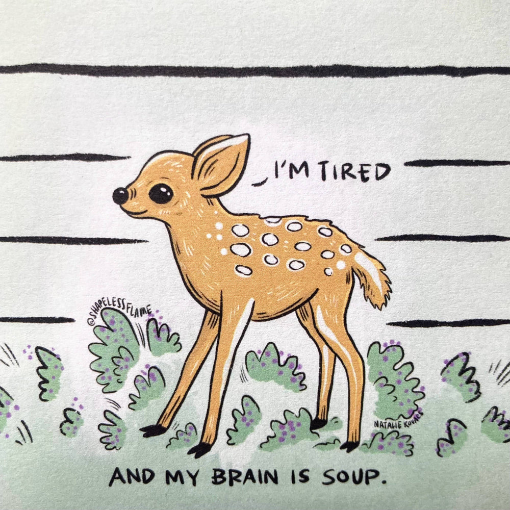 To Do List Notepad - My Brain Is Soup