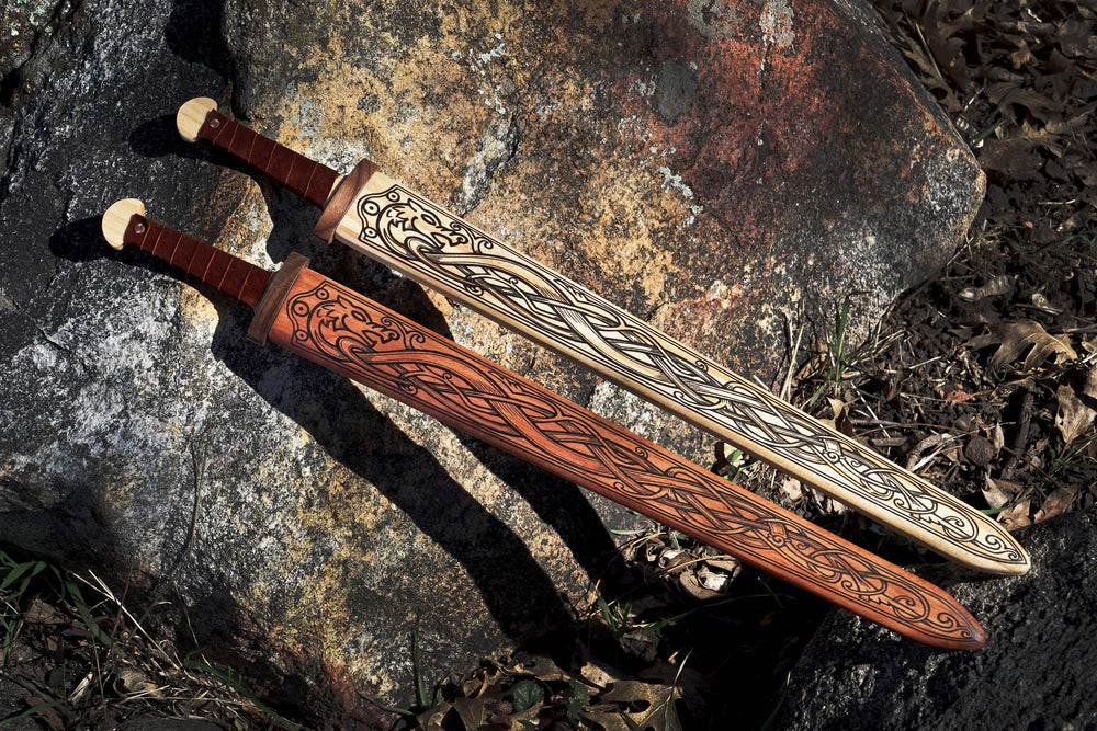 Mini Wooden Viking Sword