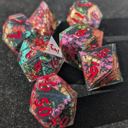 Ebonwood Dice Set - Runeburst