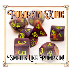 Scented RPG Dice - Pumpkin King