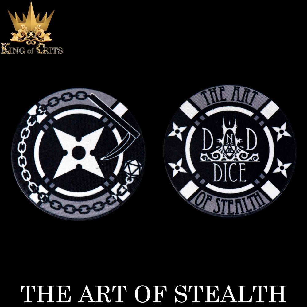King of Crits Dice Set - The Art of Stealth (11-Piece)
