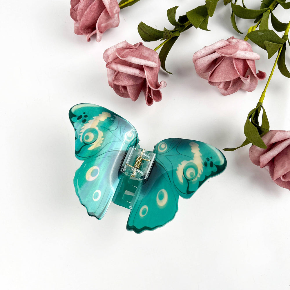 Hair Clip - Purple & Blue Butterfly