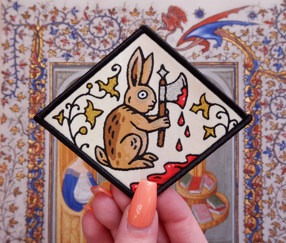 Murder Rabbit - Embroidered Patch