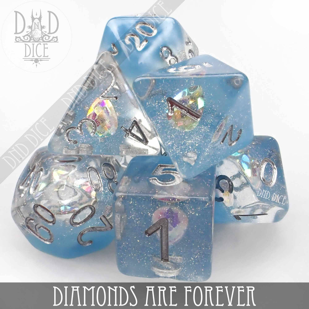 RPG Dice Set - Diamonds are Forever