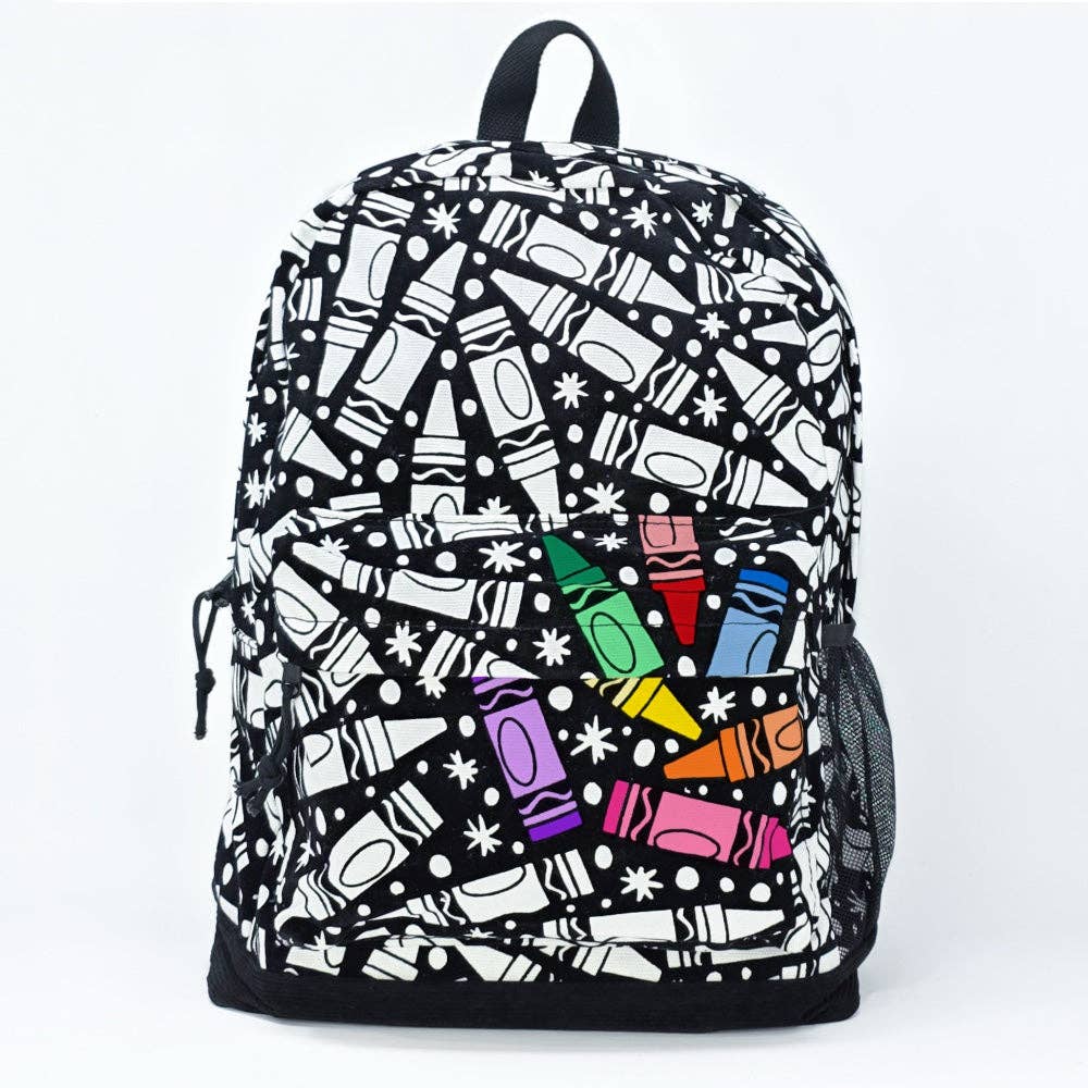 Color Your Own - Backpack (Retro Tech)