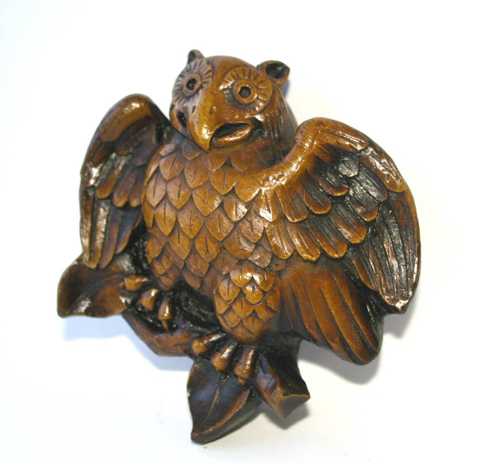 Reproduction Medieval Carving - Wise Owl