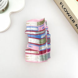 Hair Clip - Books Stacked
