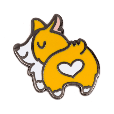 Corgi Dog Butt Enamel Pin