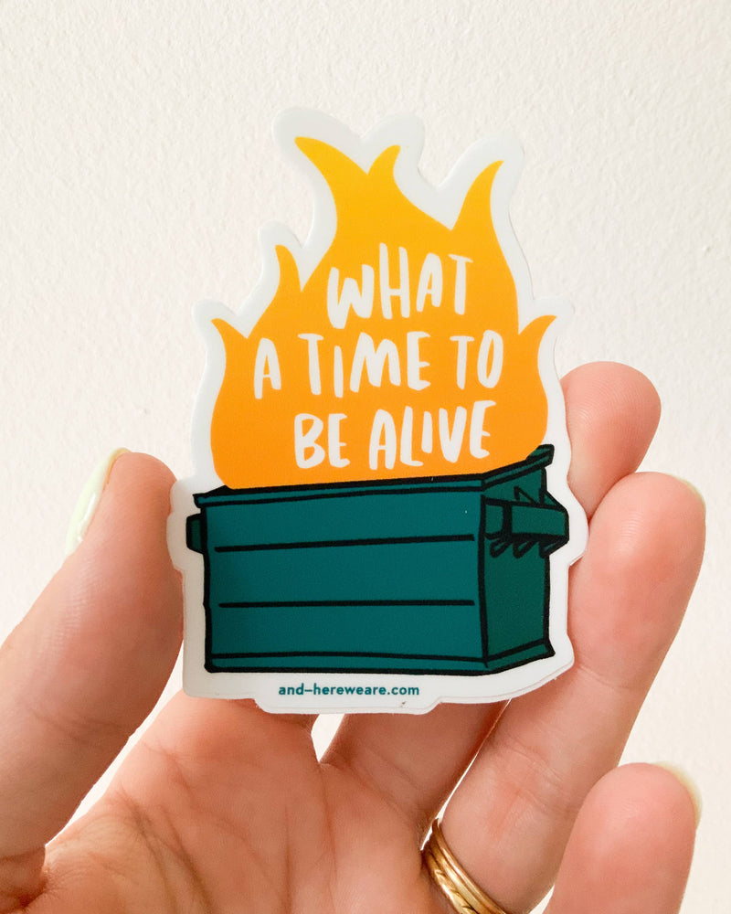 Vinyl Sticker - Dumpster Fire