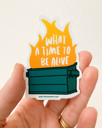 Vinyl Sticker - Dumpster Fire