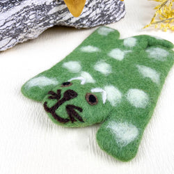Animal Rug Coaster - Striped Cat