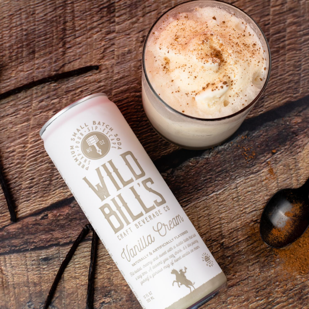 Cane Sugar Craft Soda - Vanilla Cream