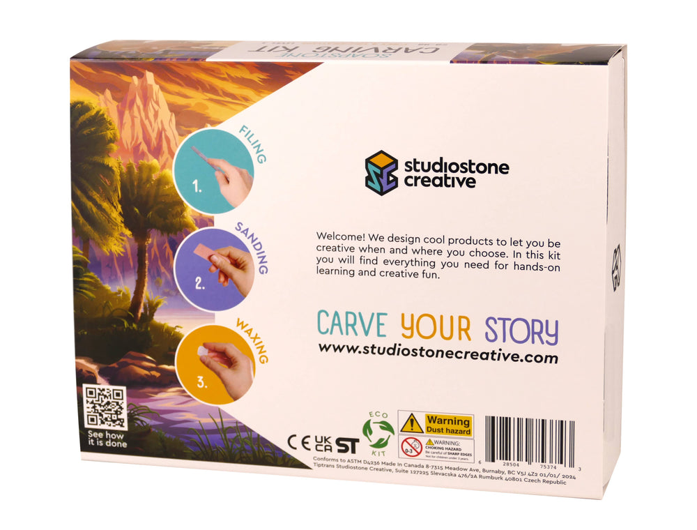 Soapstone Carving Kit - T-Rex