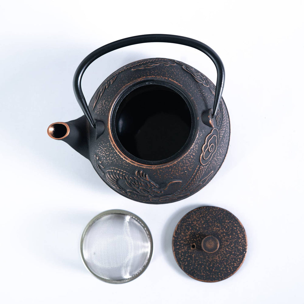 Tea Kettle - Bronze Dragon