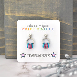 Pridemaille Tiny Hoop Earring - Transgender