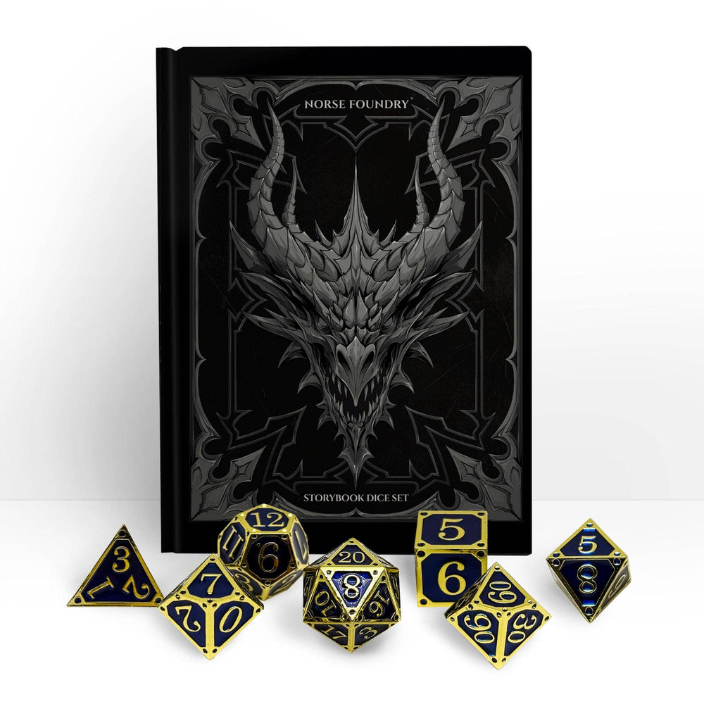 RPG Dice Set - The Cursed Coast (Storybook)
