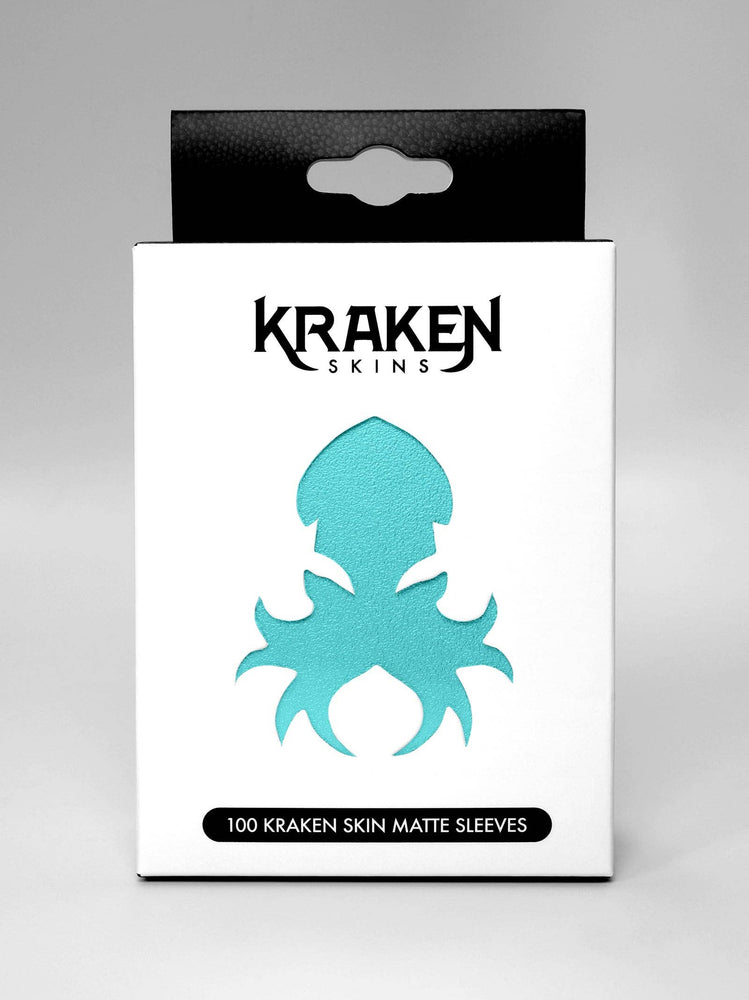 Kraken Skin Sleeves - Bright Turquoise Matte