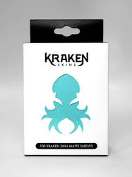 Kraken Skin Sleeves - Bright Turquoise Matte