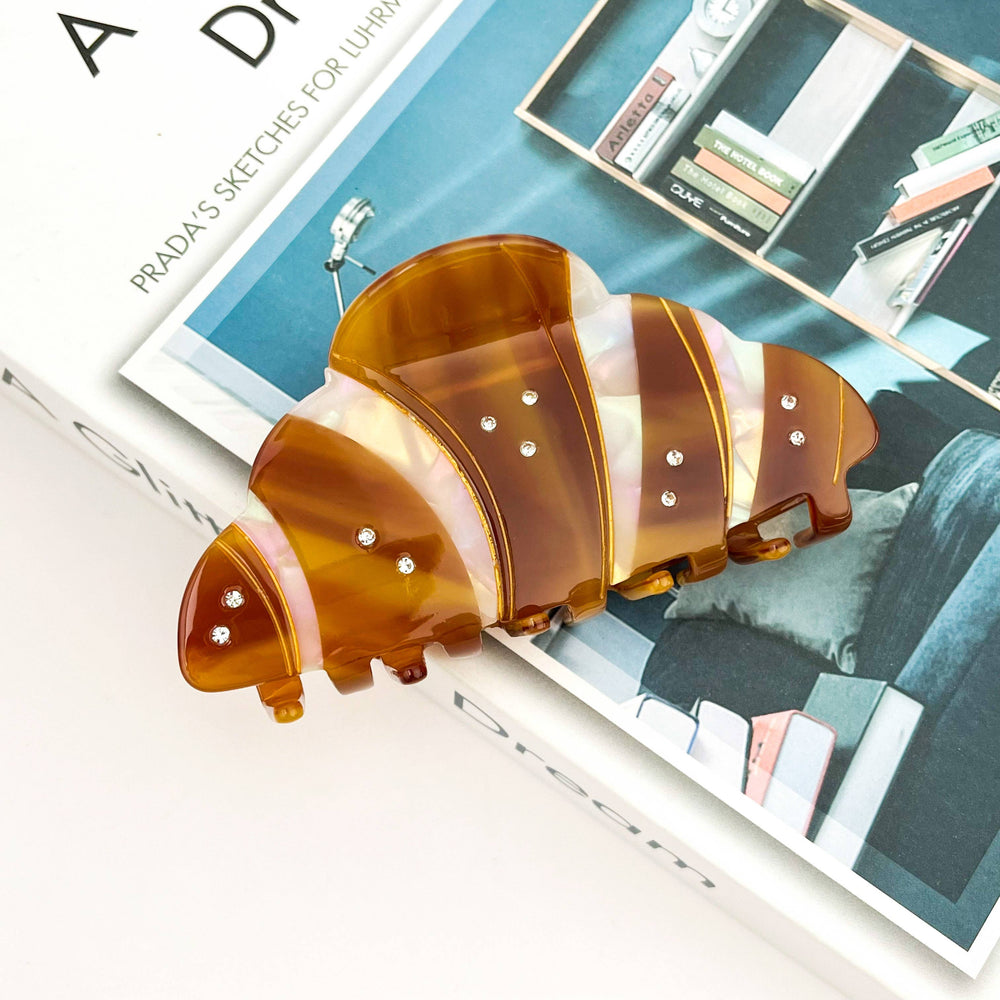 Hair Clip - Croissant