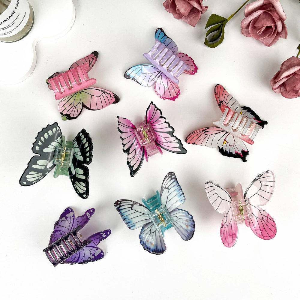 Hair Clip - Colorful Butterfly