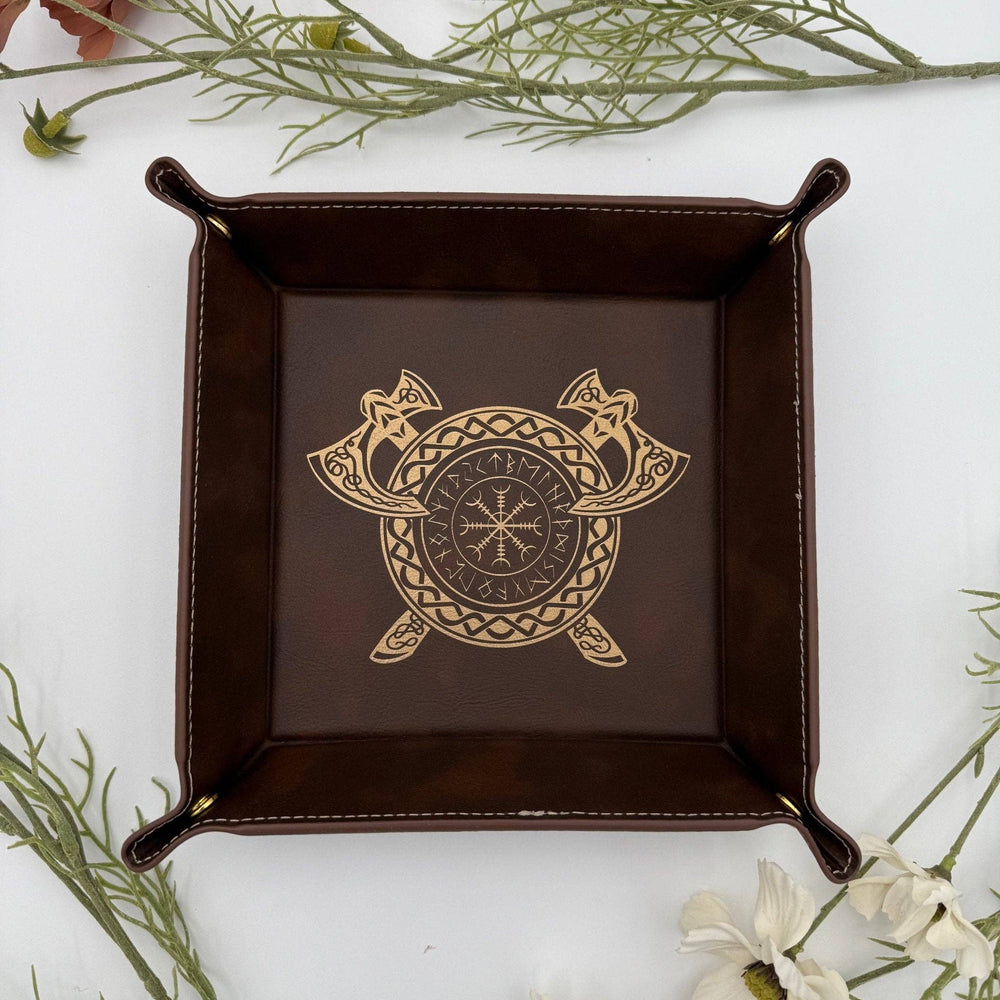 Vegan Leather Dice Tray - Gilded Valor