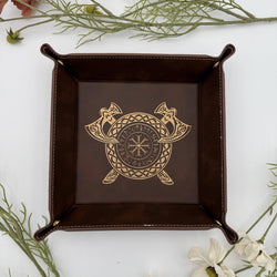 Vegan Leather Dice Tray - Gilded Valor
