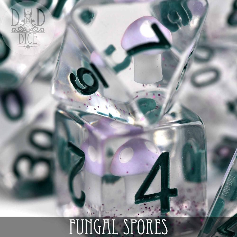 RPG Dice Set - Fungal Spores