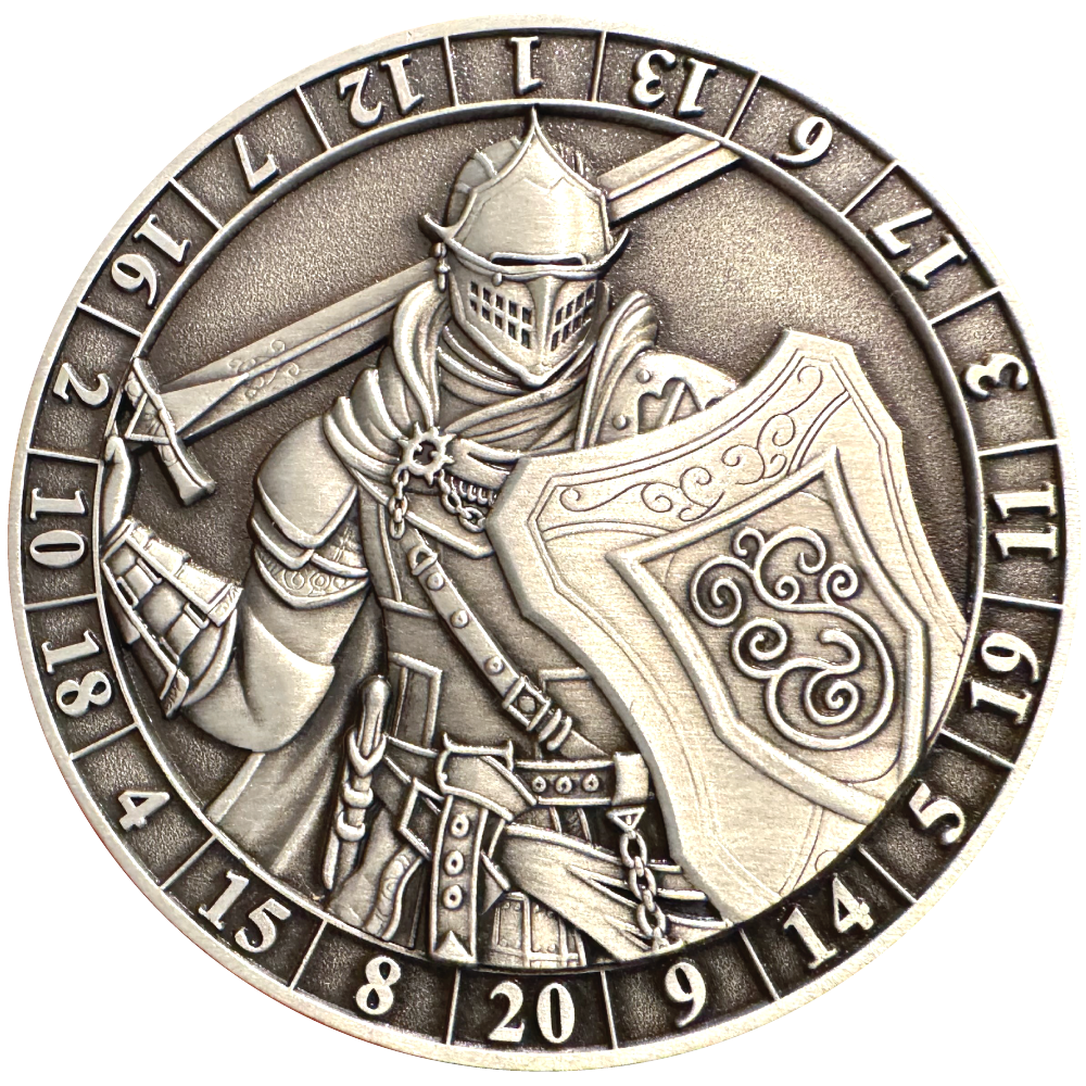Dice Coin - D20 Paladin
