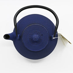 Tea Kettle - Blue Hobnail