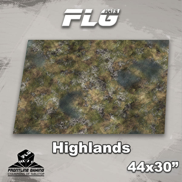 Gaming Mat - Highlands (44" x 30")