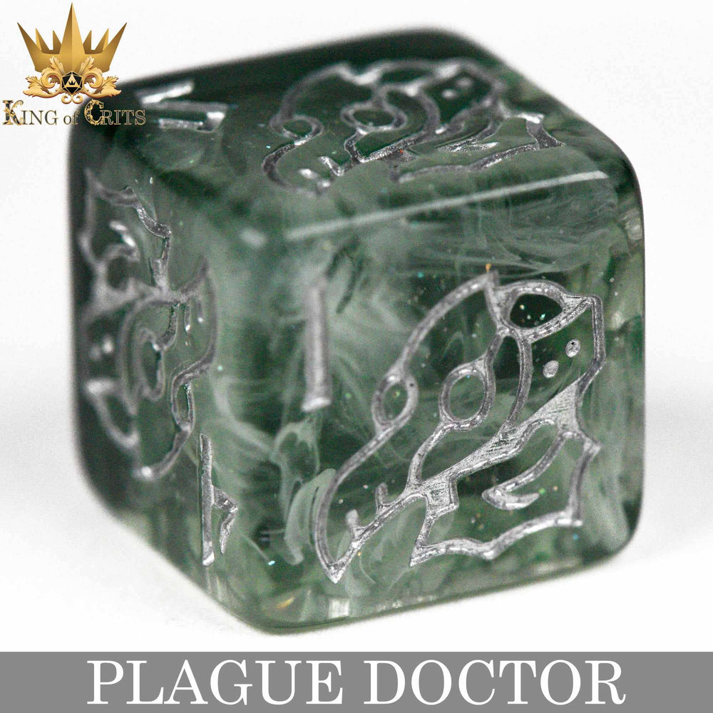 King of Crits Dice Set - Plague Doctor (11-Piece)