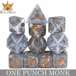 King of Crits Dice Set - One Punch Monk (11-Piece)