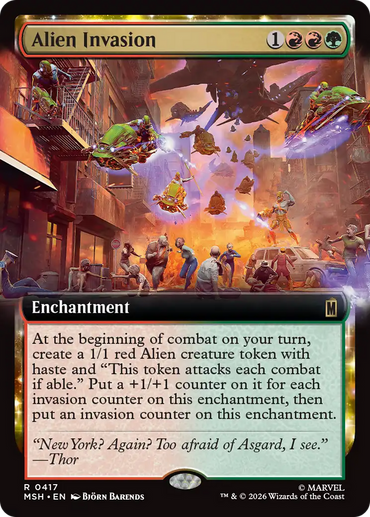 Alien Invasion (Extended Art) [Marvel Super Heroes]