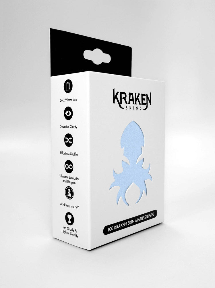 Kraken Skin Sleeves - Powder Blue Matte