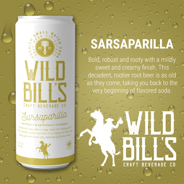 Cane Sugar Craft Soda - Sarsaparilla