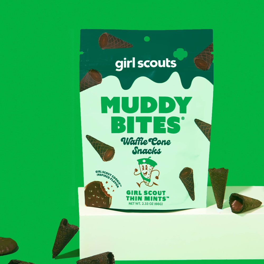 Muddy Bites - Thin Mint Waffle Cone Snacks