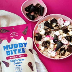 Muddy Bites - Double Fudge Waffle Cone Snacks