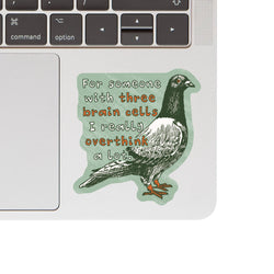 Sticker - Overthinking Pigeon