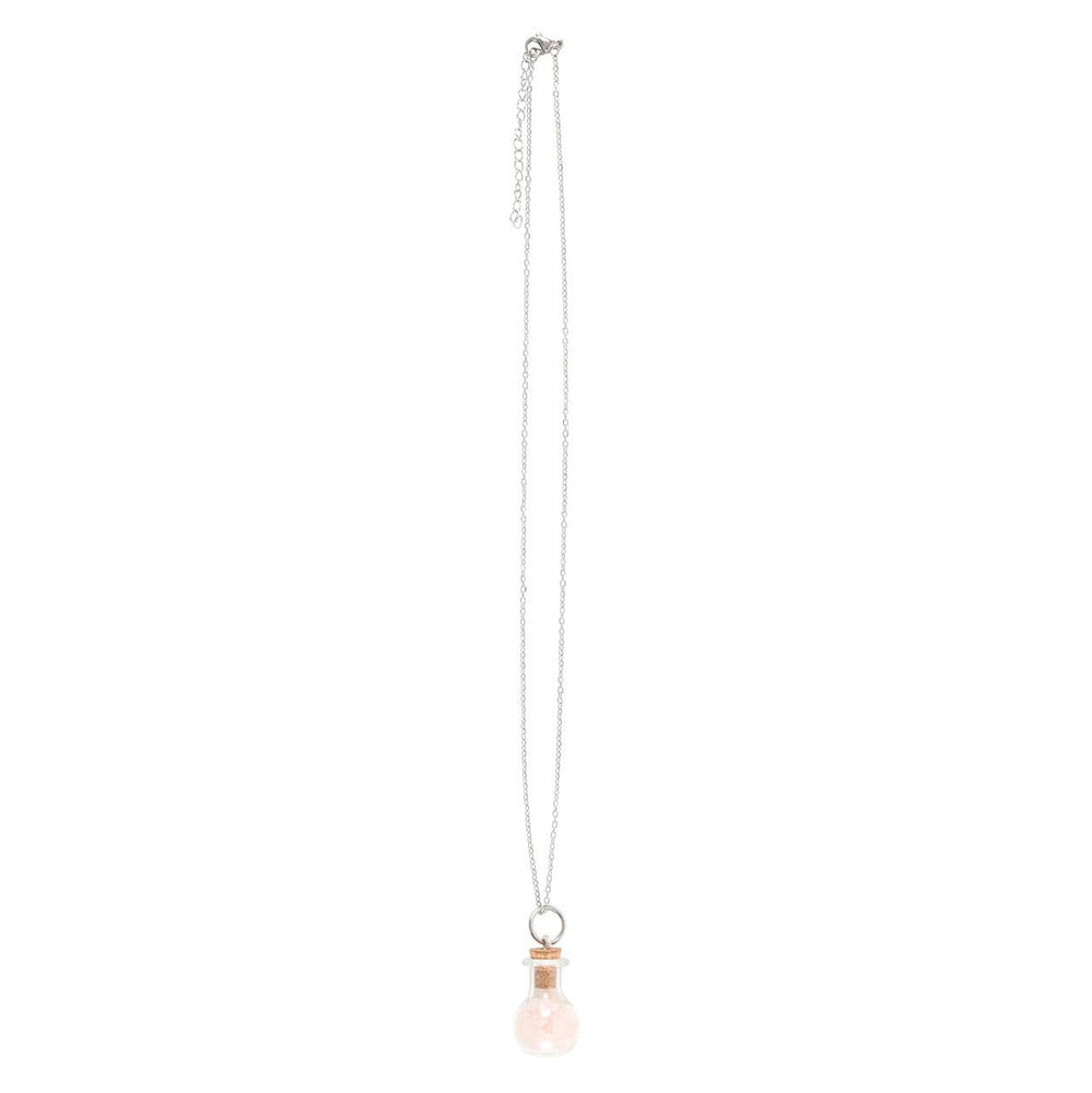 Potion Bottle Necklace - Rose Quartz