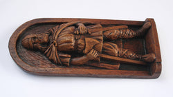 Reproduction Medieval Carving - Viking Warrior Plaque