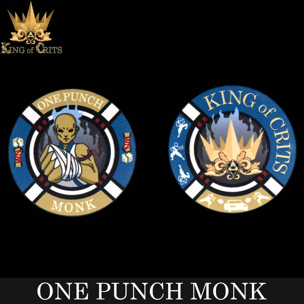 King of Crits Dice Set - One Punch Monk (11-Piece)