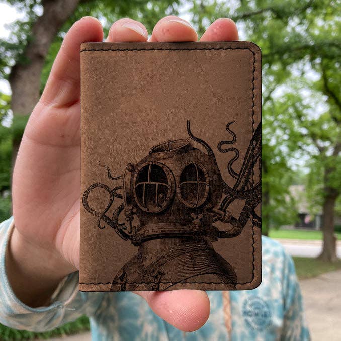 Leather Wallet - Aquanaut (Gray)