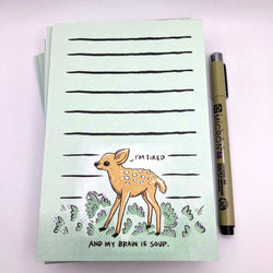 To Do List Notepad - My Brain Is Soup