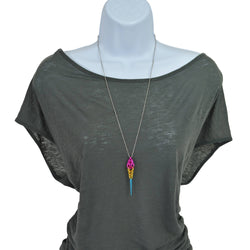 Pridemaille Spike Pendant  - Bisexual
