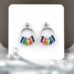 Pridemaille Tiny Hoop Earring - Queer Pride